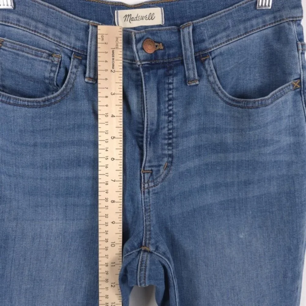 MADEWELL 9” MID‎ RISE SKINNY Jeans Size 28